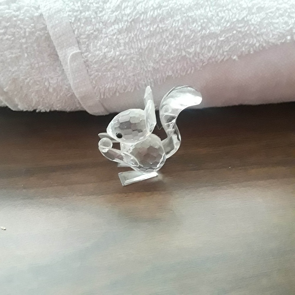 Retired Swarovski crystal squirrel